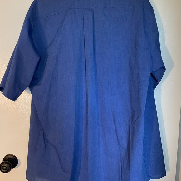 17 Stafford Wrinkle Free Blue Button Down - Picture 6 of 6